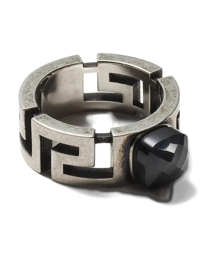 Versace Greca Ring mit - Silber Silber