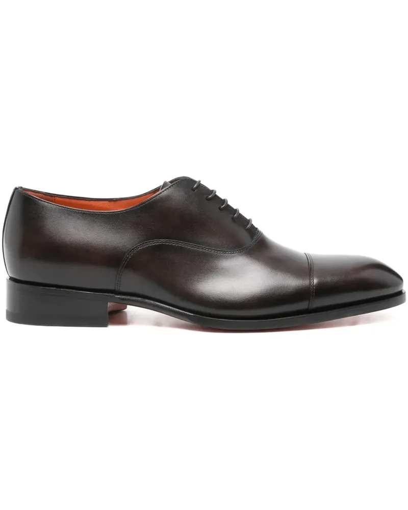 Santoni Oxford-Schuhe aus Leder - Braun Braun