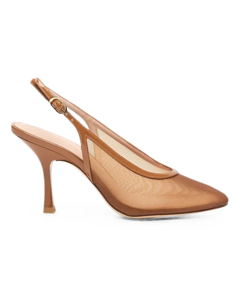 Stuart Weitzman BAREITALL SLINGBACK 85 - Weiß Weiß