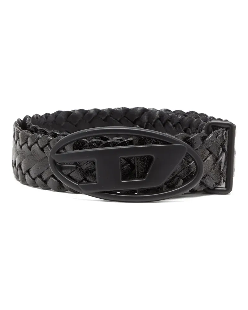 Diesel Geflochtener B-1DR Gürtel - Schwarz Schwarz