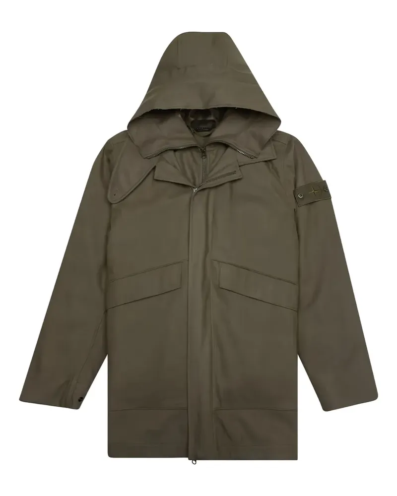 Stone Island Jacke mit Kapuze - Grün Grün