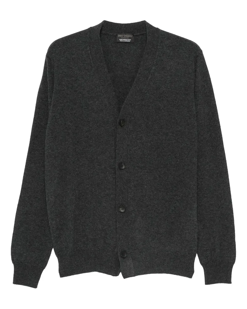Dell'oglio Cardigan mit V-Ausschnitt - Grau Grau