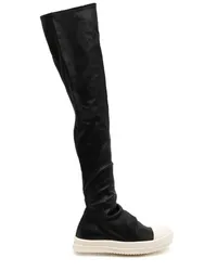 Rick Owens Kniehohe Sneaker-Boots Schwarz