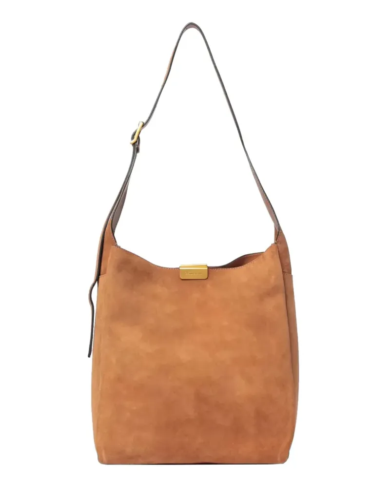 Gianni Chiarini Jo suede shoulder bag - Braun Braun