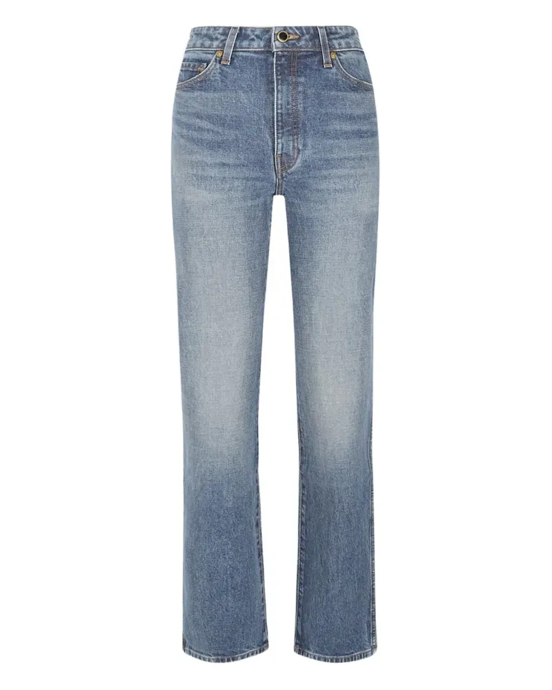 KHAITE Danielle Jeans im Five-Pocket-Design - Blau Blau