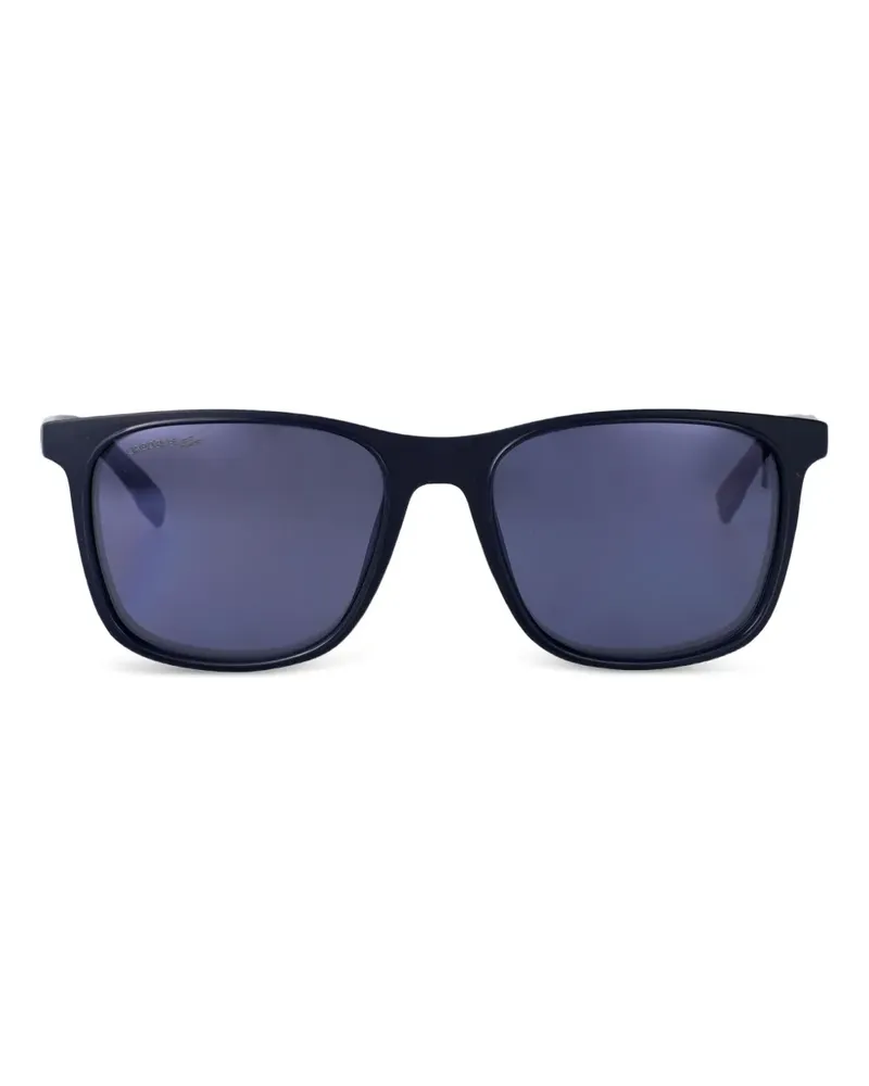 Lacoste Sonnenbrille mit eckigem Gestell - Schwarz Schwarz