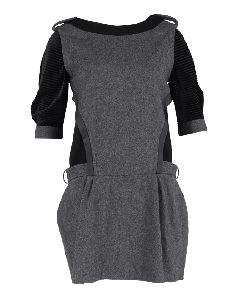 Vanessa Bruno layered mini dress - Grau Grau