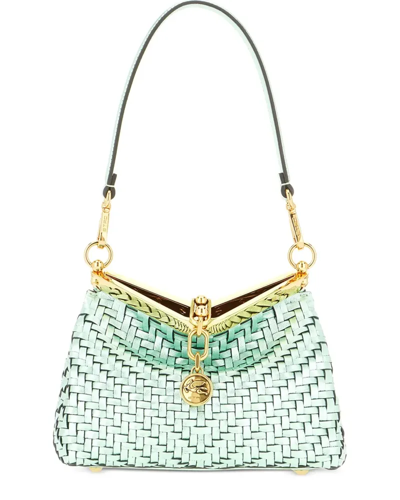 Etro Vela Schultertasche - Grün Grün