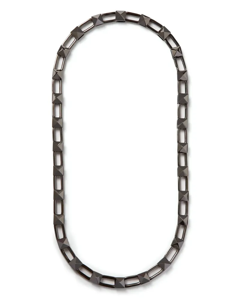 Valentino Garavani Rockstud Halskette - Grau Grau