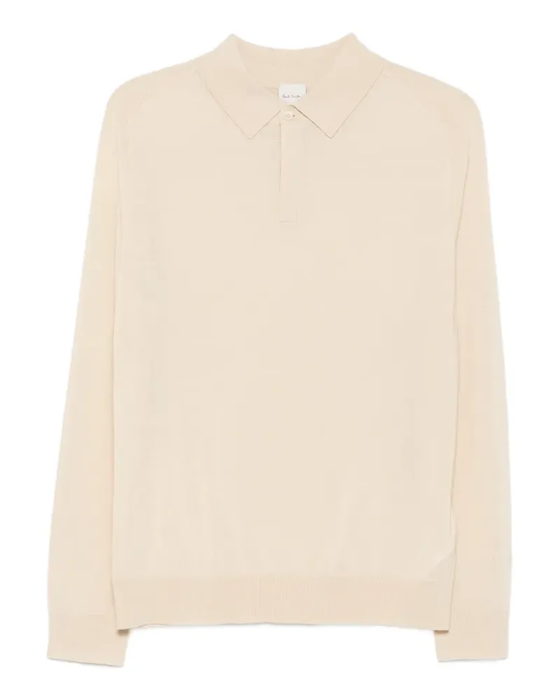 Paul Smith polo-collar long-sleeve sweater - Nude Nude