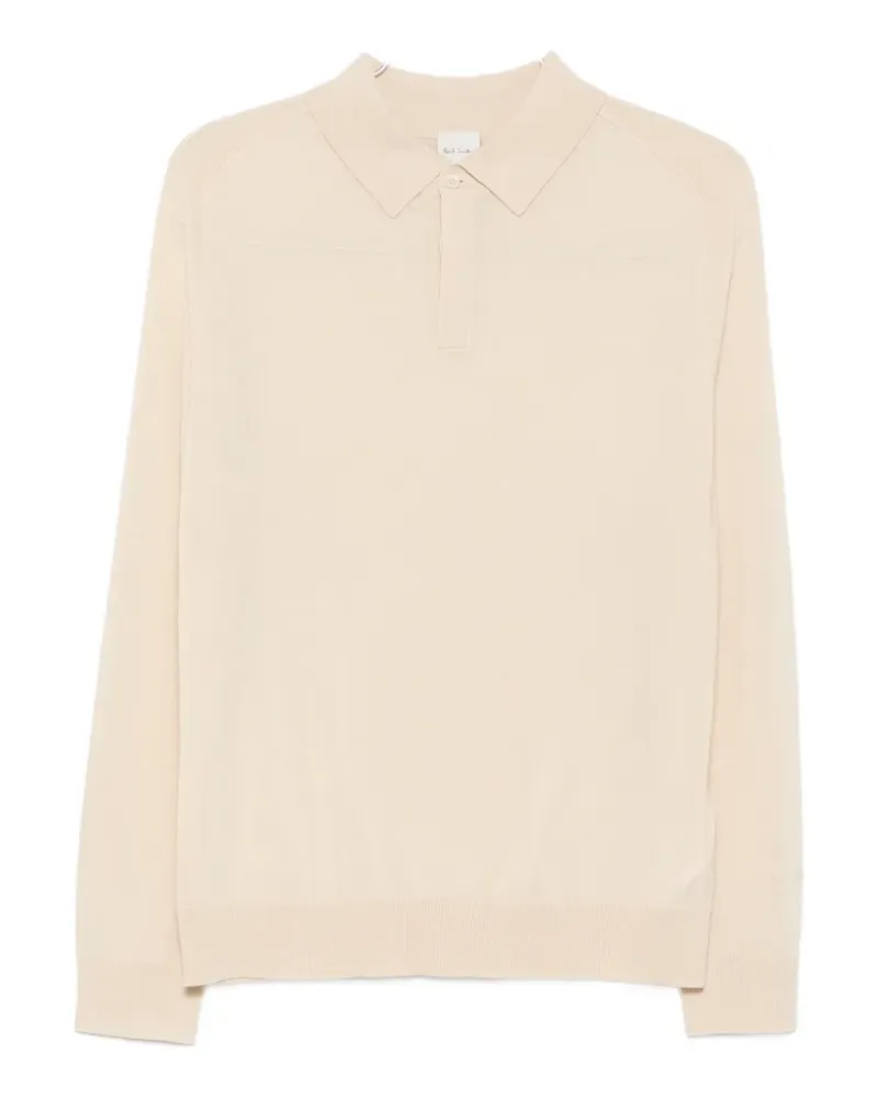 Paul Smith polo-collar long-sleeve sweater - Nude Nude