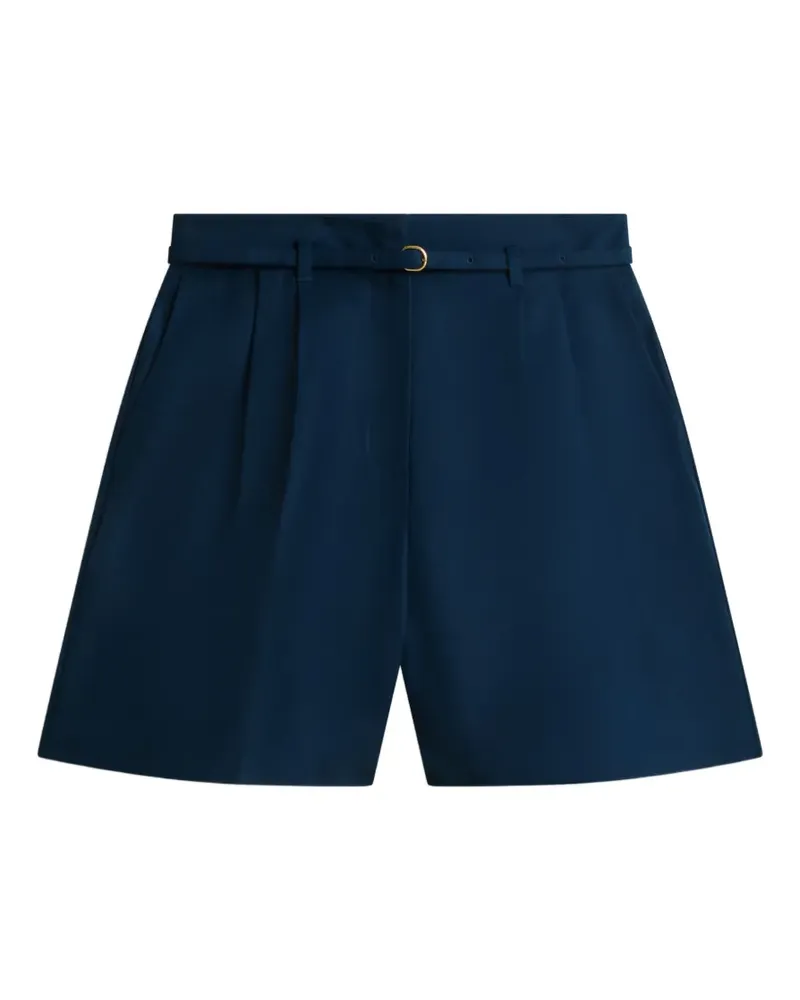 Tommy Hilfiger belted wide leg shorts - Blau Blau