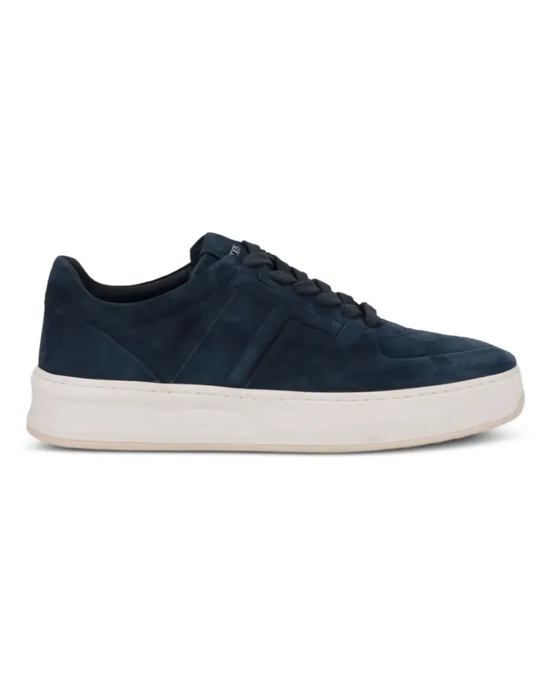 TOD'S T-logo suede sneakers - Blau Blau
