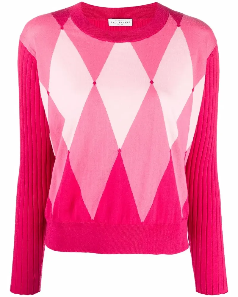 Ballantyne Gestrickter Pullover - Rosa Rosa