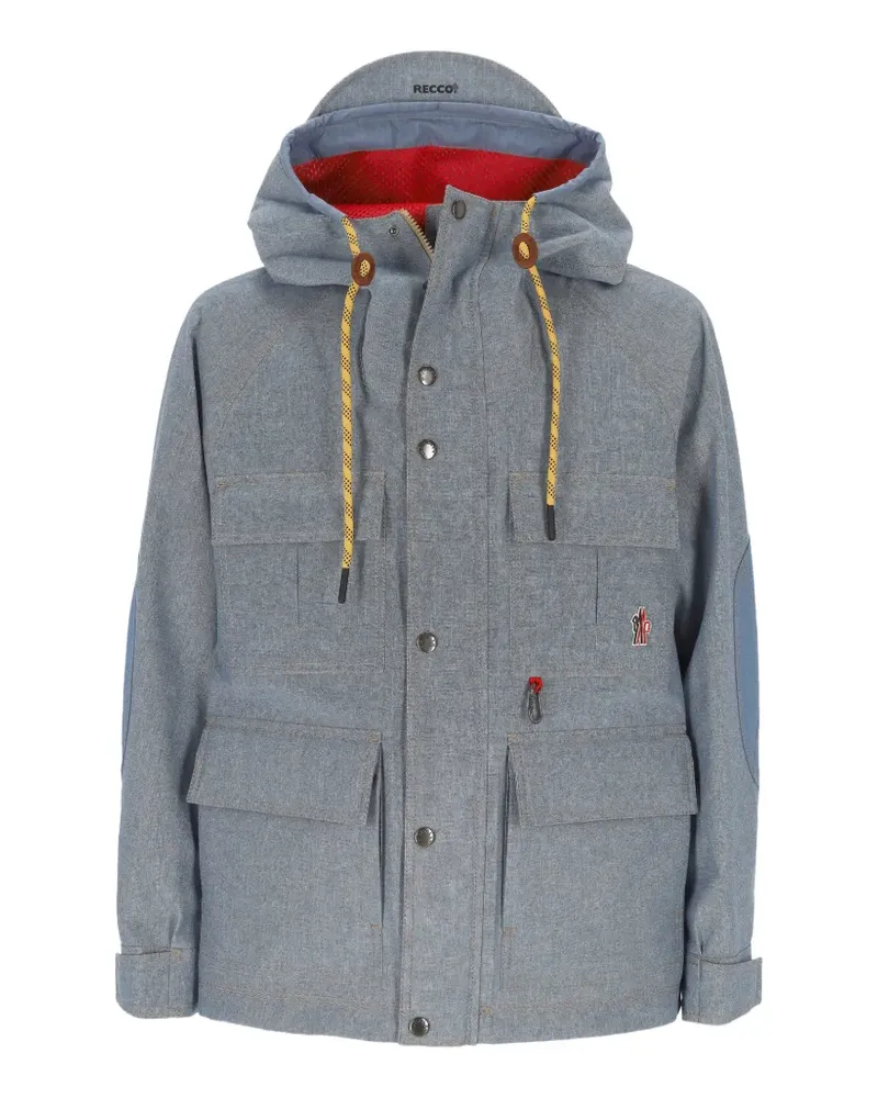 Moncler Kapuzenjacke mit Taschen - Grau Grau