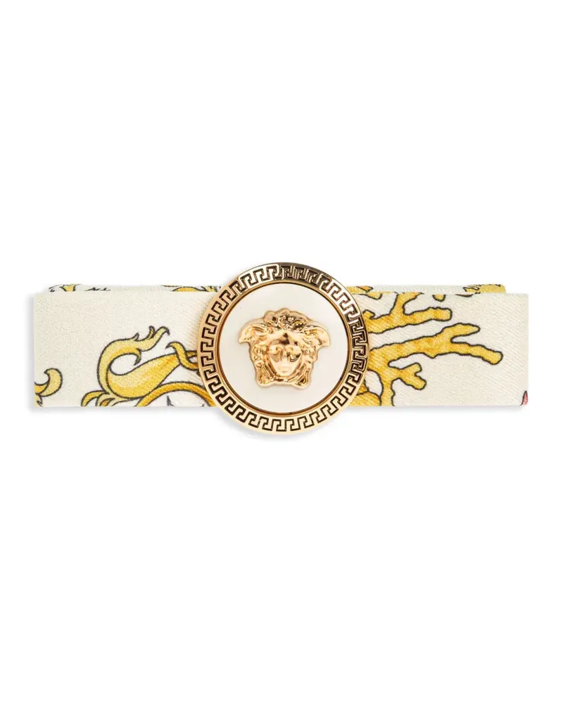 Versace Haarspange mit Medusa-Kopf - Nude Nude