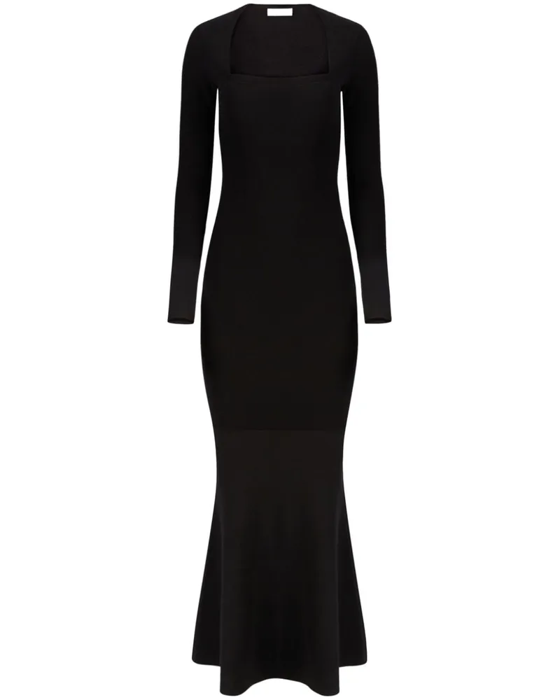 Nina Ricci Minikleid aus Wollgemisch Schwarz