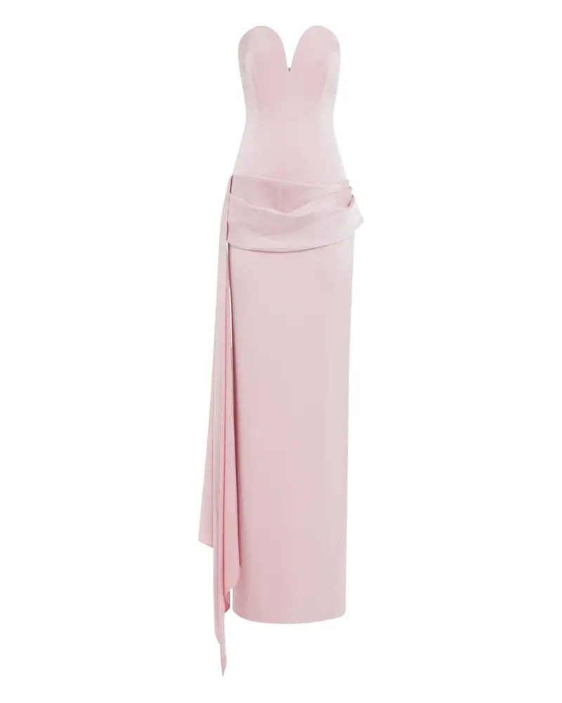 Alex Perry Schulterfreies Maxikleid - Rosa Rosa