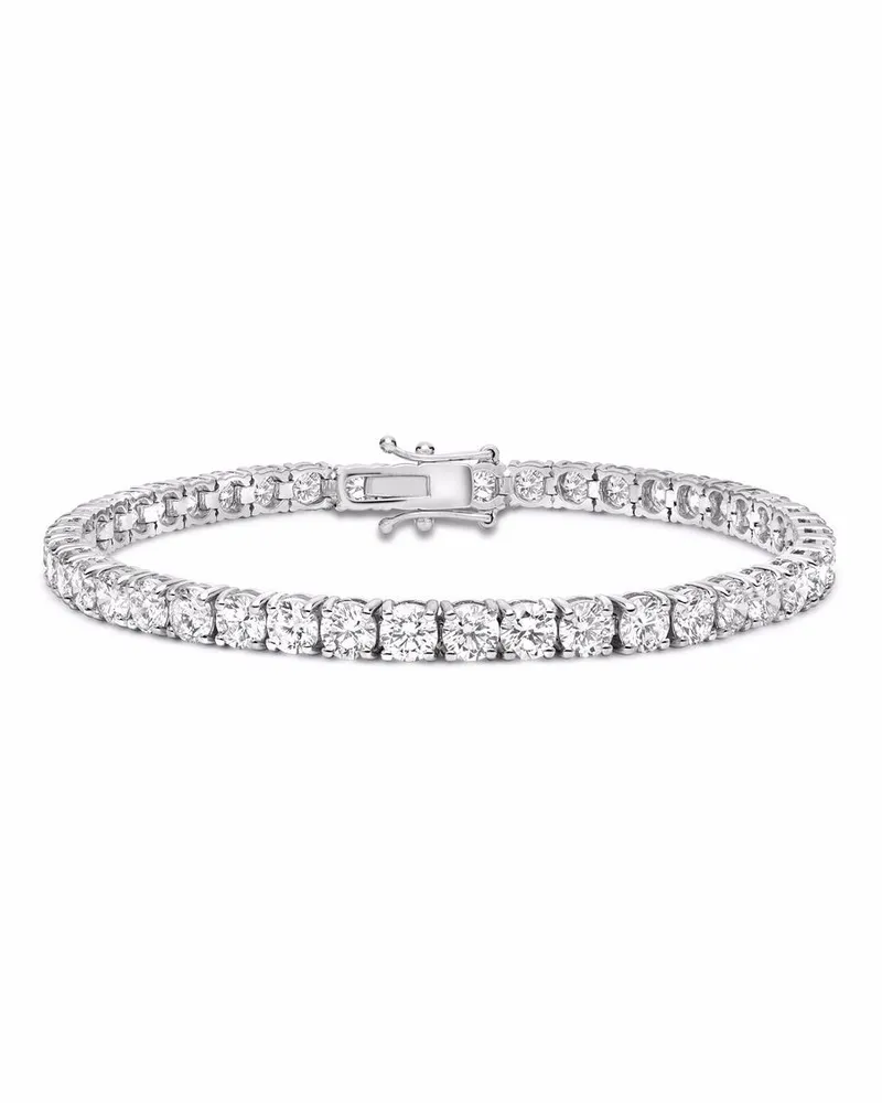 Pragnell 18kt Weißgoldarmband mit Diamanten - Silber Silber