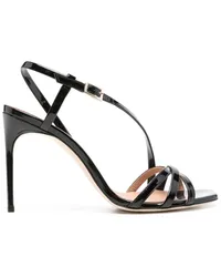 Philosophy Di Lorenzo Serafini Sandalen aus Lackleder 100mm Schwarz