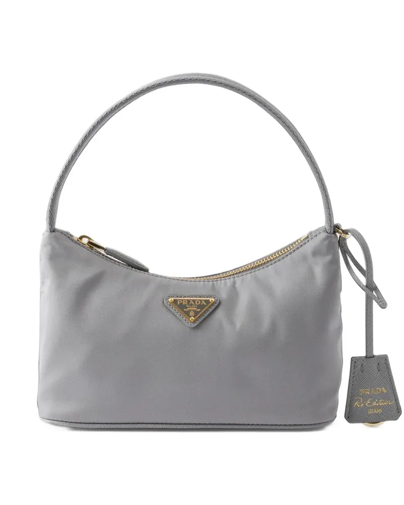 Prada Re-Edition 2008 Re-Nylon Mini-Tasche - Grau Grau