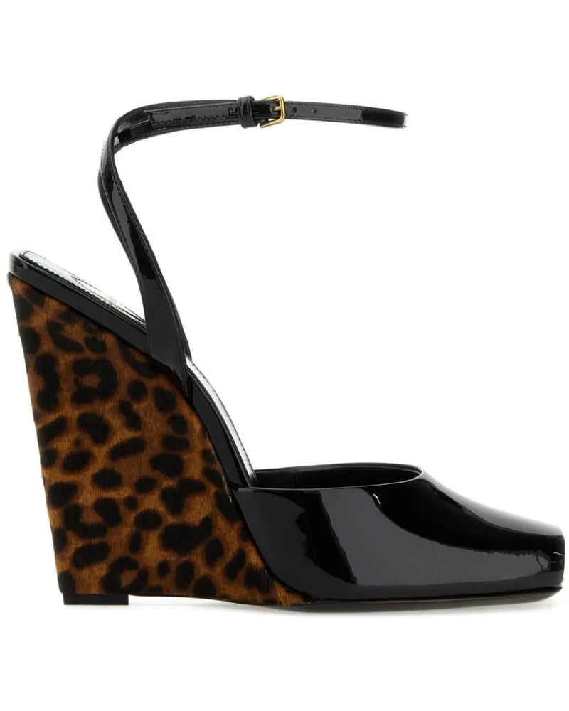 Saint Laurent La Scandale Sandalen 110mm - Schwarz Schwarz