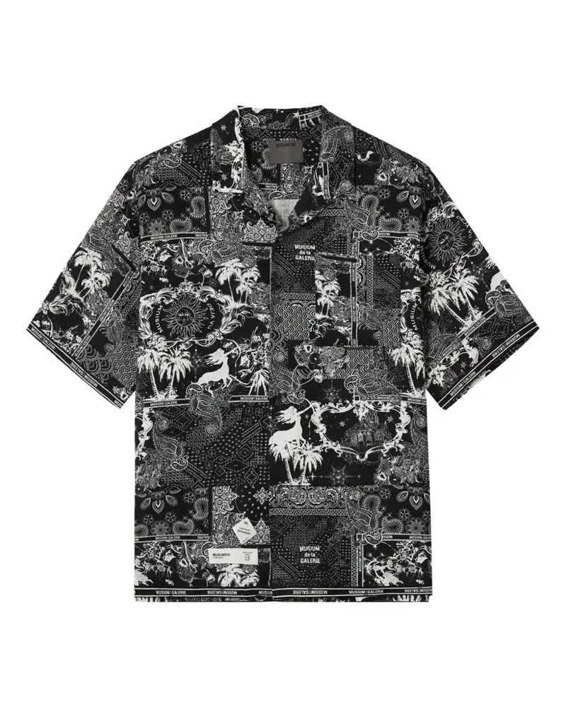 Musium Div. short-sleeve graphic-print shirt - Schwarz Schwarz