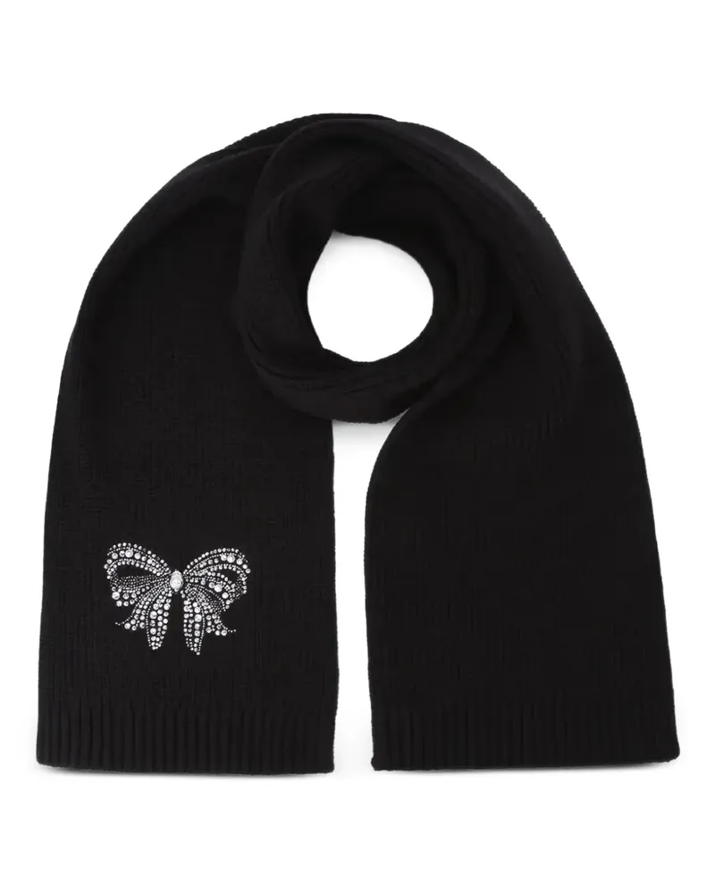 Kurt Geiger Belgravia bow-embellished scarf - Schwarz Schwarz