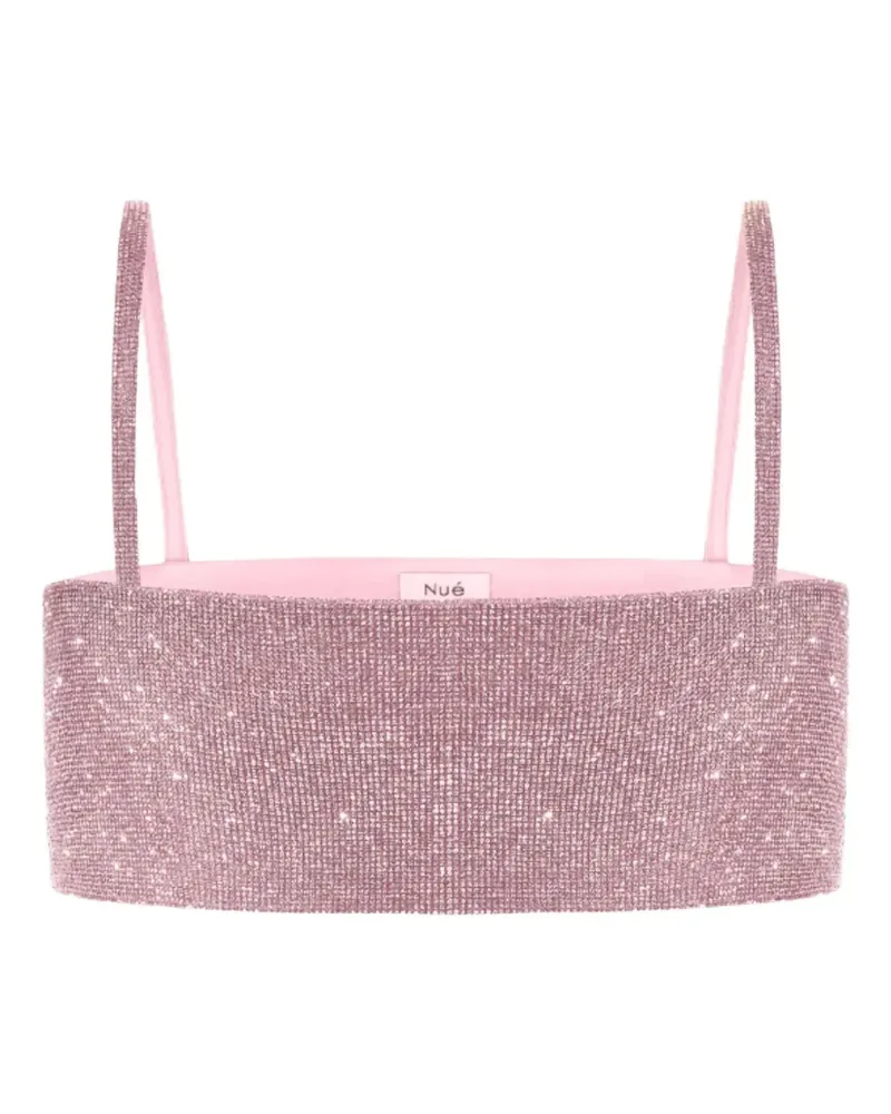 Nuè crystal-embellished charlotte top - Rosa Rosa