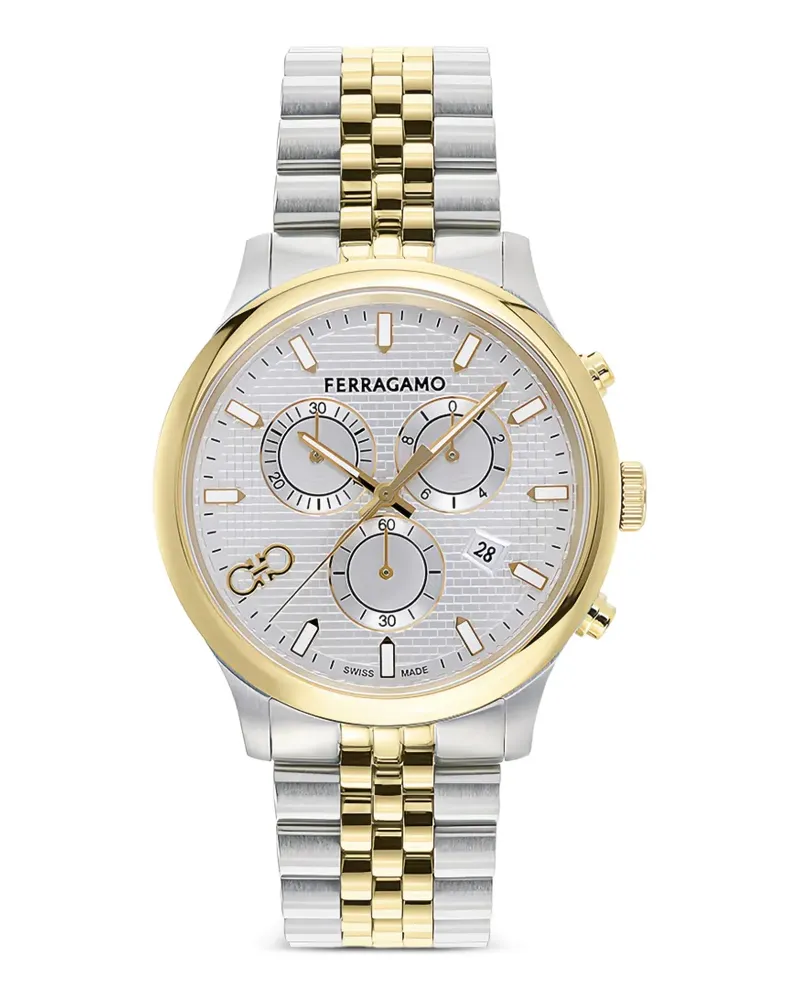 Ferragamo Duo Chrono 42mm watch - Silber Silber