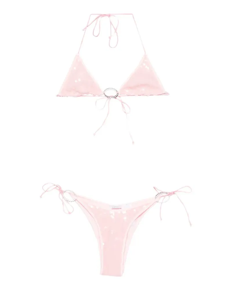 Oséree sequin-embellishment bikini - Rosa Rosa