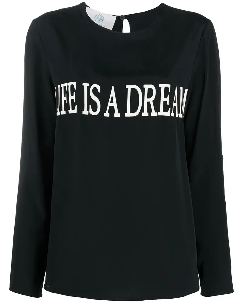 Alberta Ferretti Life Is A Dream' Bluse - Schwarz Schwarz