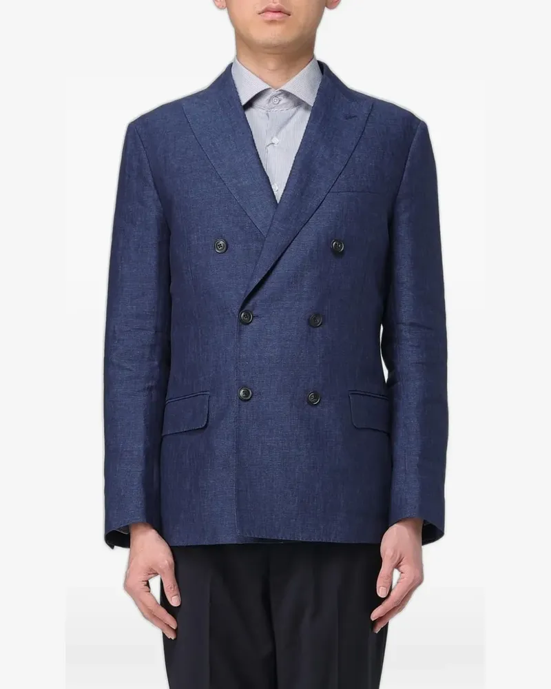 Fay double-breasted blazer - Blau Blau