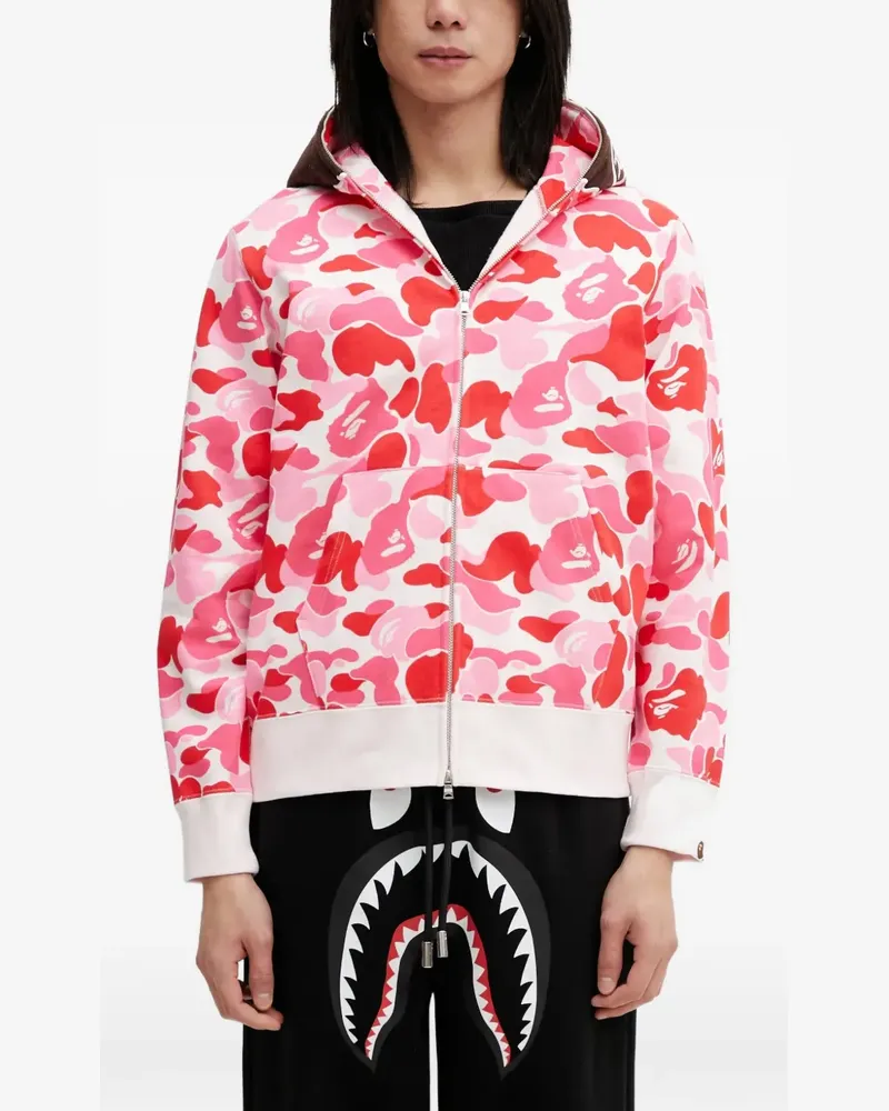 BAPE ABC Camo 2nd camouflage-print hoodie - Rosa Rosa