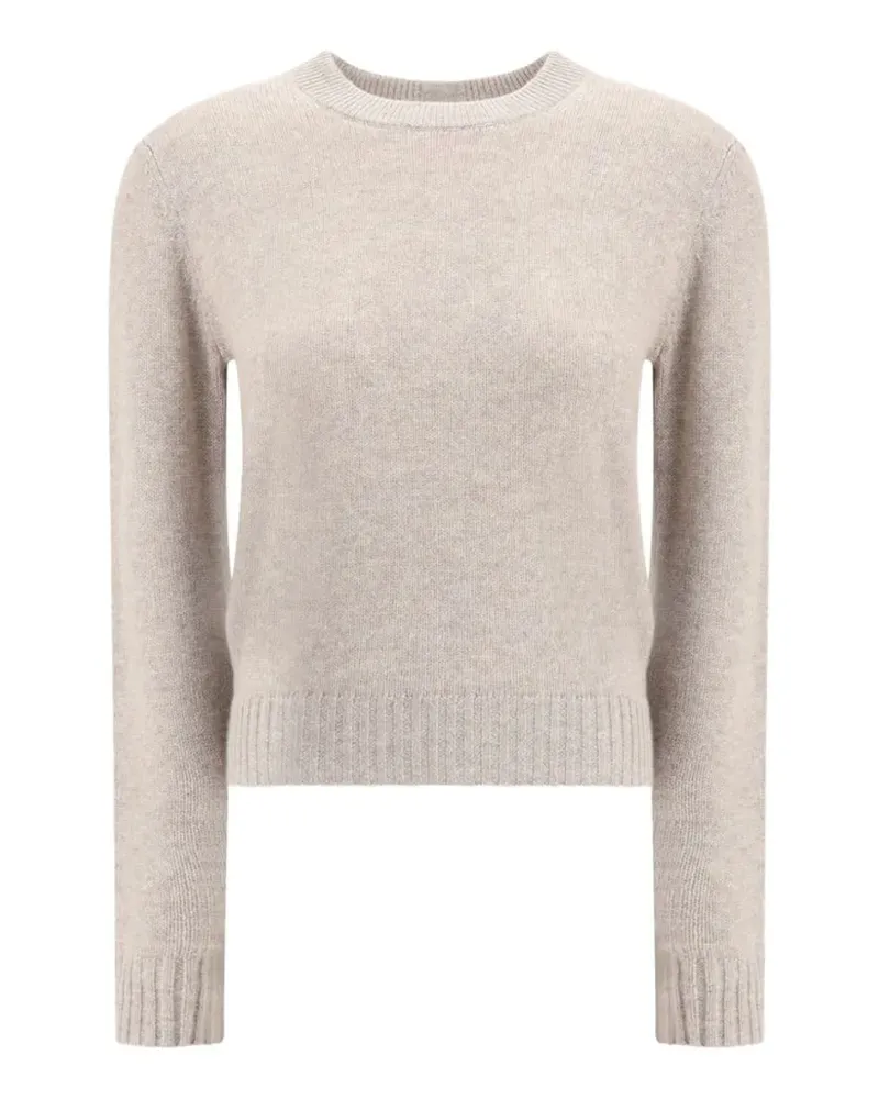 ALLUDE Klassischer Kaschmirpullover - Nude Nude