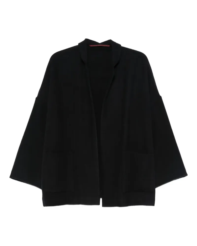 Daniela Gregis Jacke im Oversized-Look - Schwarz Schwarz