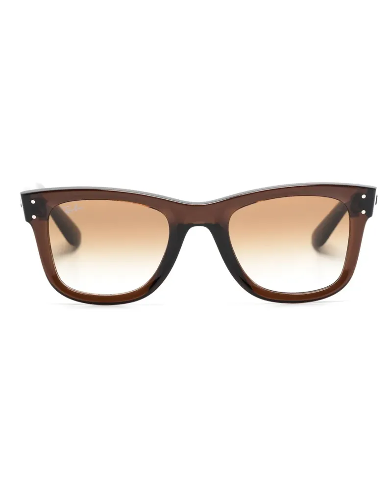 Ray Ban Eckige Wayfarer Reverse Sonnenbrille - Braun Braun