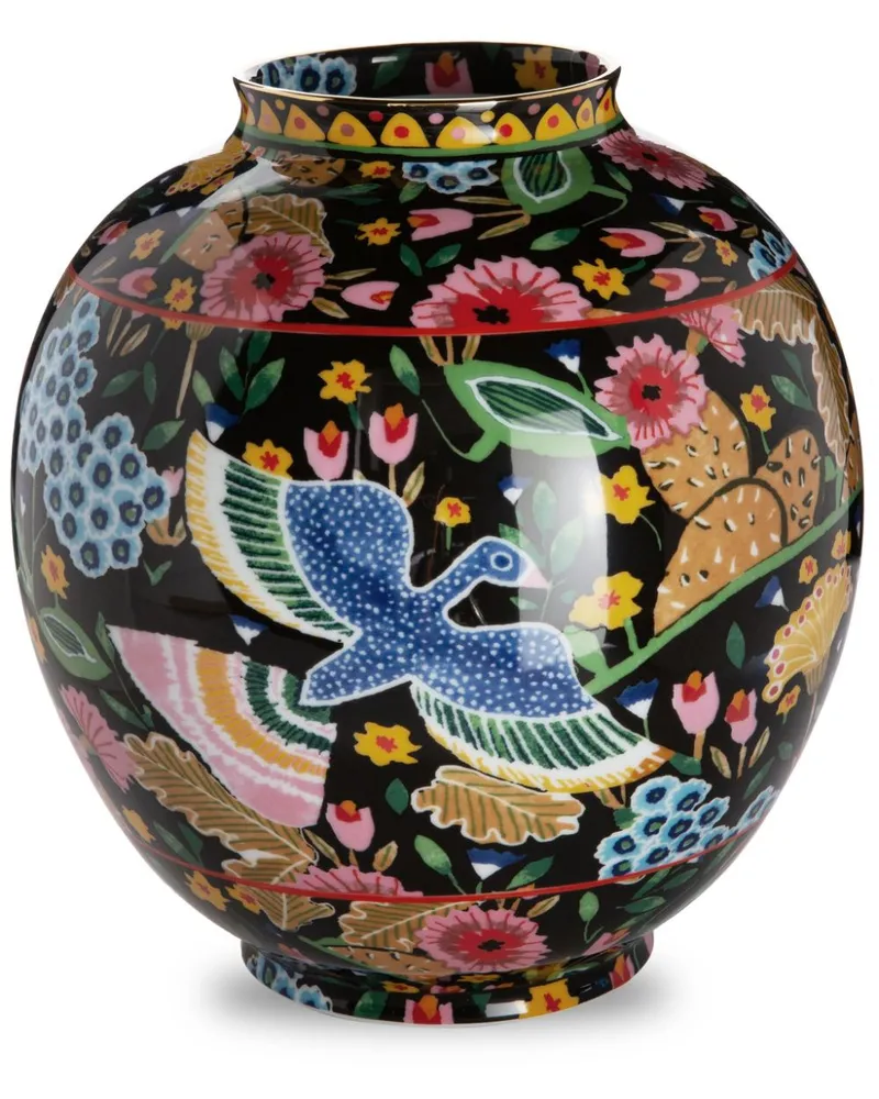 La DoubleJ Kleine Bubble Vase (14 x 16,5cm) - Schwarz Schwarz