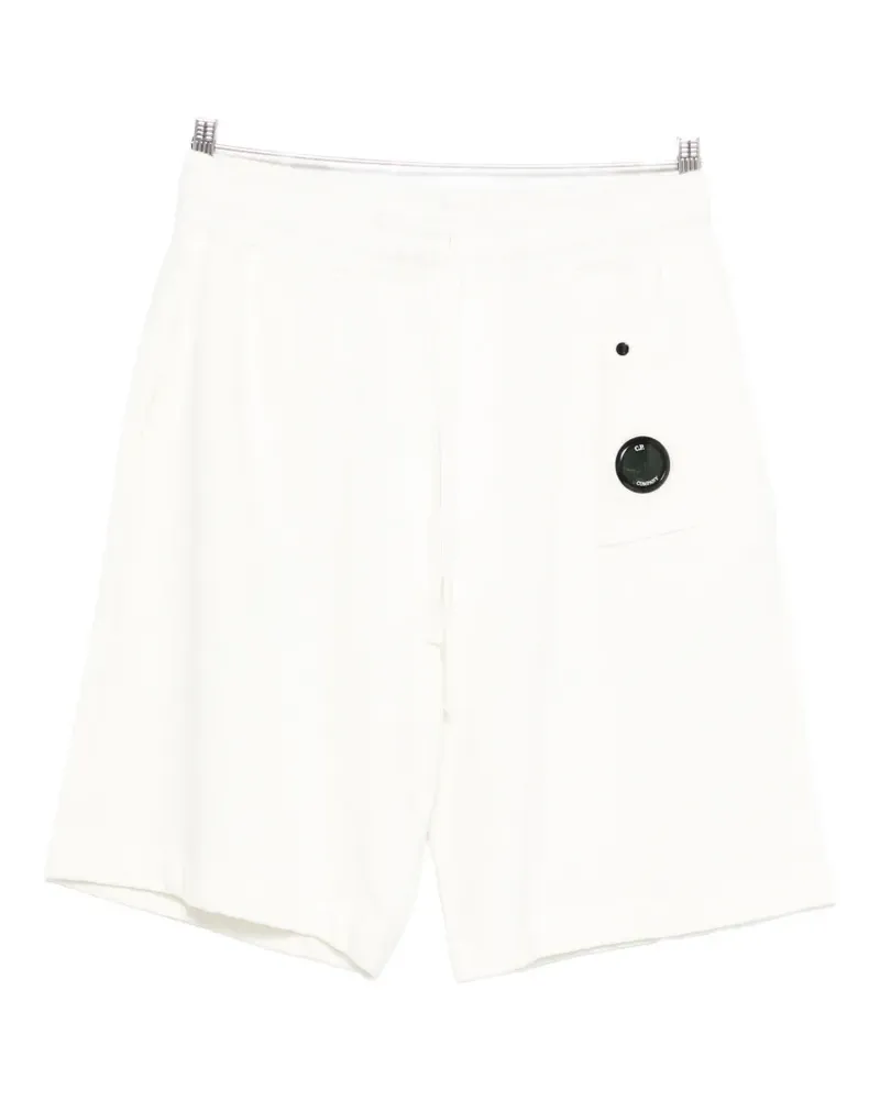 C.P. Company logo patch shorts - Weiß Weiß
