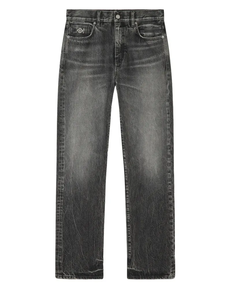 Versace Jeans mit Logo-Patch - Grau Grau