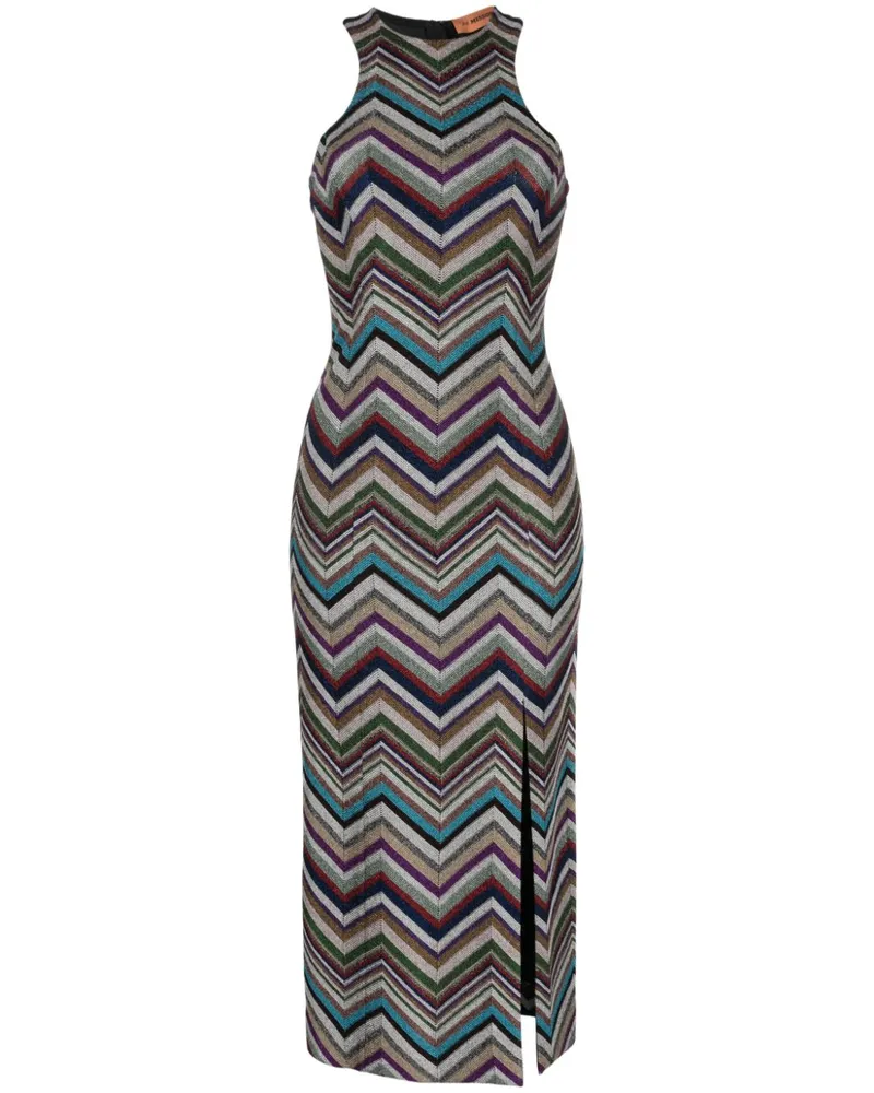 Missoni Midikleid mit Zickzackmuster - Mehrfarbig Mehrfarbig