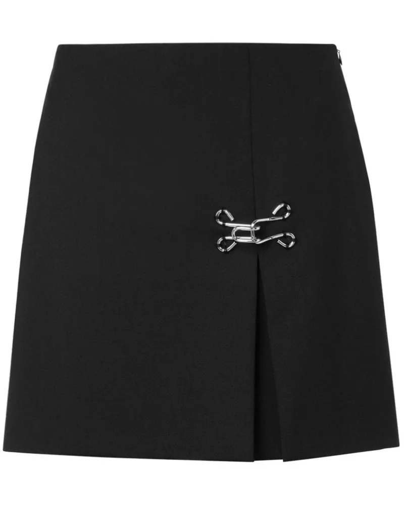 Moschino Minirock mit Haken - Schwarz Schwarz