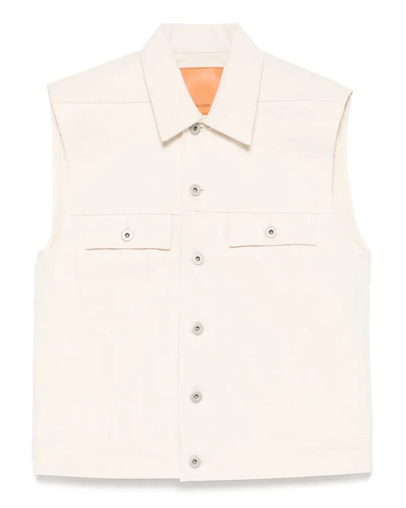 DRKSHDW by Rick Owens Ärmellose Trucker-Jacke - Nude Nude