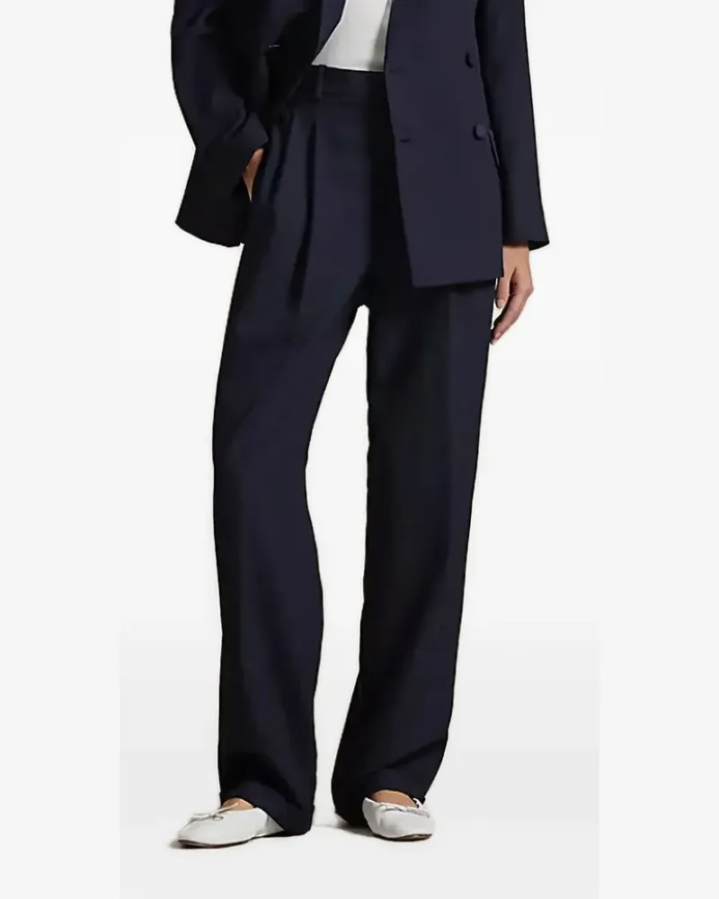 Ralph Lauren Hose mit weitem Bein - Blau Blau