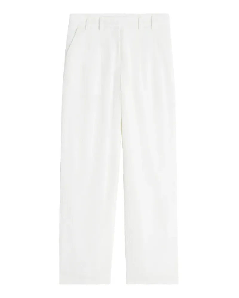 Kitsuné pleated trousers - Weiß Weiß