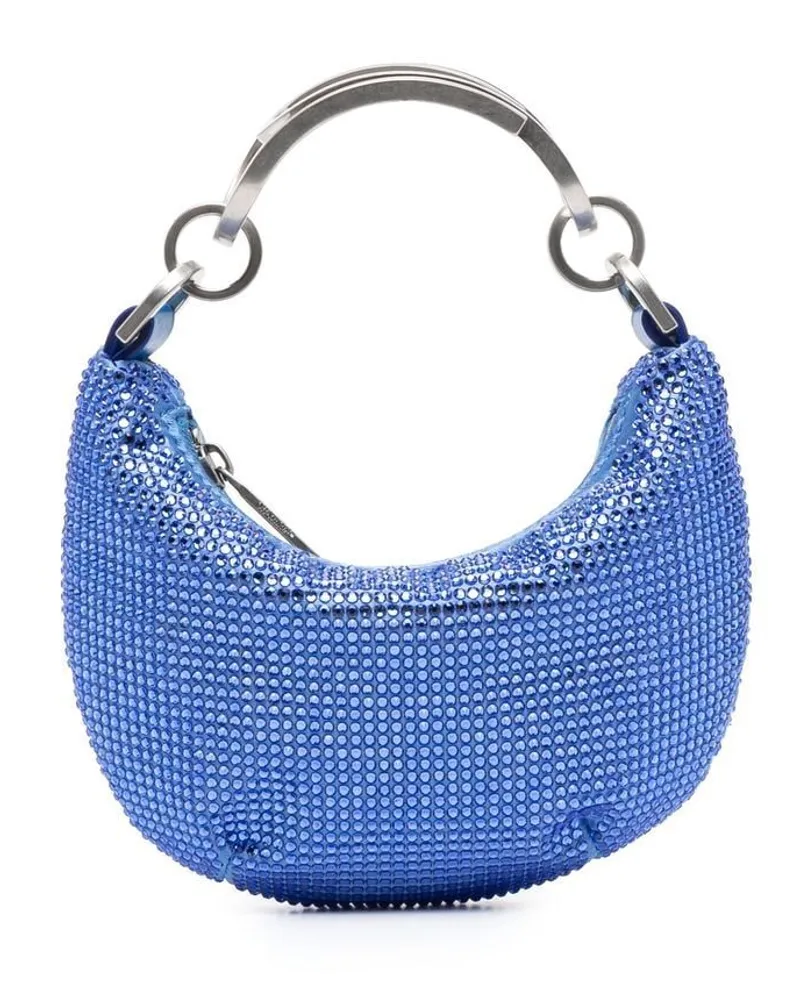 OFF-WHITE Mini-Tasche mit Pailletten - Blau Blau