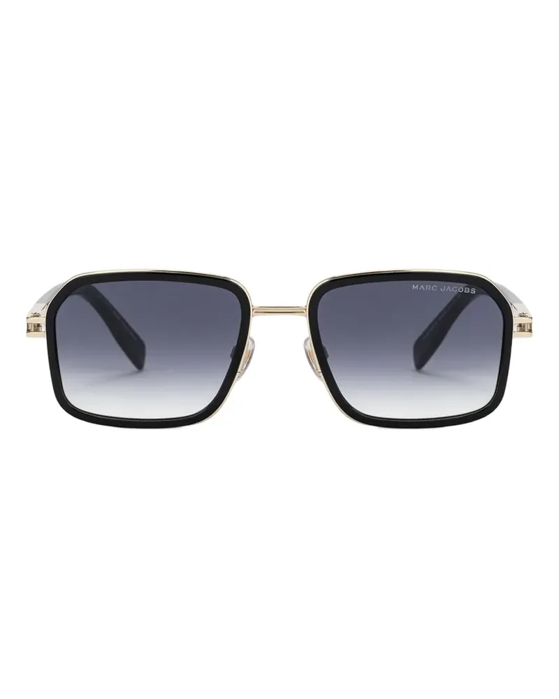 Marc Jacobs Sonnenbrille mit eckigem Gestell - Schwarz Schwarz