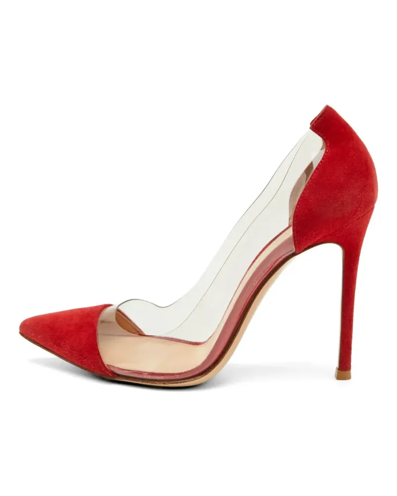Gianvito Rossi Plexi pointed-toe pumps - Weiß Weiß