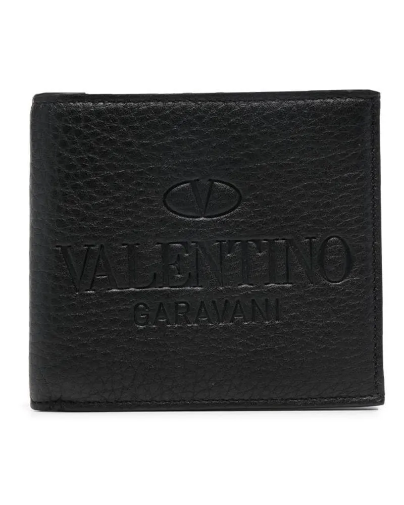 Valentino Garavani Kartenetui mit Logo-Prägung - Schwarz Schwarz