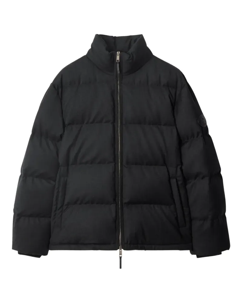 Burberry Steppjacke mit Knight-Stempel - Schwarz Schwarz